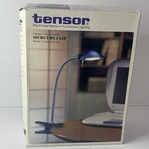 Tensor Halogen Mercury  Clip On Lamp Model LT7281-176/106 Open Box Excellent